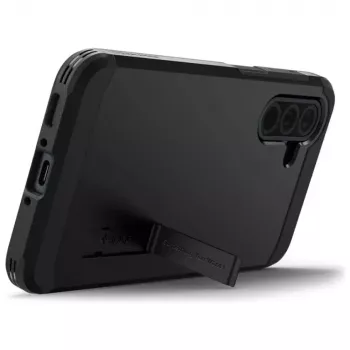 Capa protetora Spigen Tough Armor para Samsung Galaxy A36 5G – dupla camada, preta