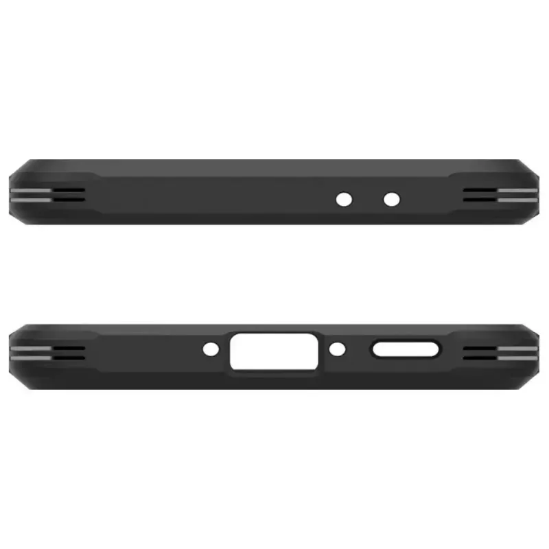Capa protetora Spigen Tough Armor para Samsung Galaxy A36 5G – dupla camada, preta