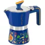 Panela de cozinha Pedrini Frida Kahlo azul 02CF152, panela decorativa com tampa, efeito cerâmica