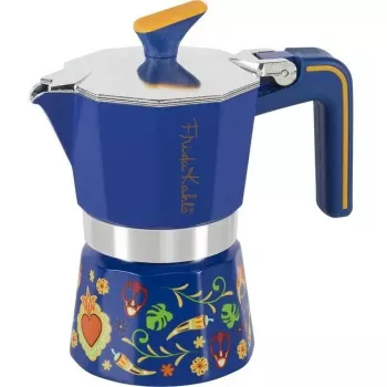 Bateria de cozinha Pedrini Frida Kahlo azul 02CF153 – conjunto de panelas Pedrini, design azul