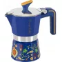 Bateria de cozinha Pedrini Frida Kahlo azul 02CF153 – conjunto de panelas Pedrini, design azul