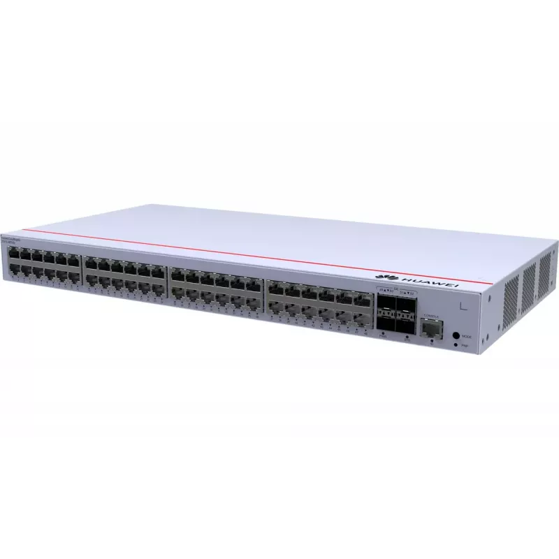 Switch HUAWEI CloudEngine S310-48T4S — 48x Gigabit Ethernet (10/100/1000), 1U, consola RJ-45, cinzento