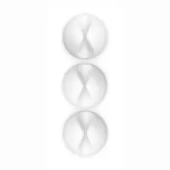 Organizador de cabos BlueLounge CableDrop Mini, branco — suporte de cabos autoadesivo compacto