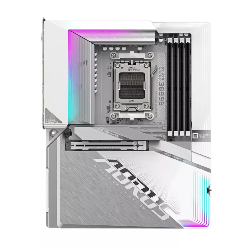 Placa-mãe GIGABYTE B650E AORUS STEALTH ICE, AMD B650E, Socket AM5, ATX