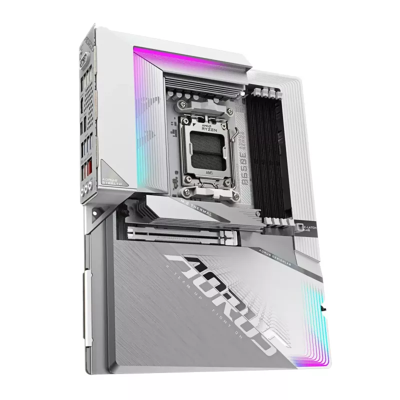 Placa-mãe GIGABYTE B650E AORUS STEALTH ICE, AMD B650E, Socket AM5, ATX