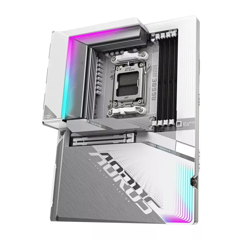 Placa-mãe GIGABYTE B650E AORUS STEALTH ICE, AMD B650E, Socket AM5, ATX