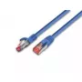 Cabo de rede Wirewin Cat.6a AWG26 1m azul PKW-PIMF-KAT6A 1.0 BL