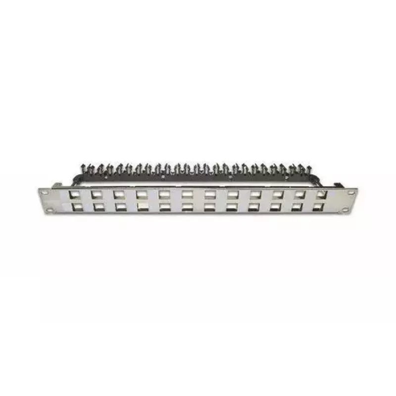 Patch panel 1U Wirewin WKS PANEL 24 níquel fino