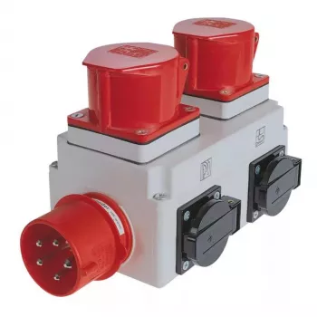 Unidade de distribuição de energia Holzmann ALA1_400V 2 saídas AC 230–400V
