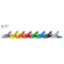 Cabo de rede fino cabos patch finos Light STP Cat6 1m cinzento