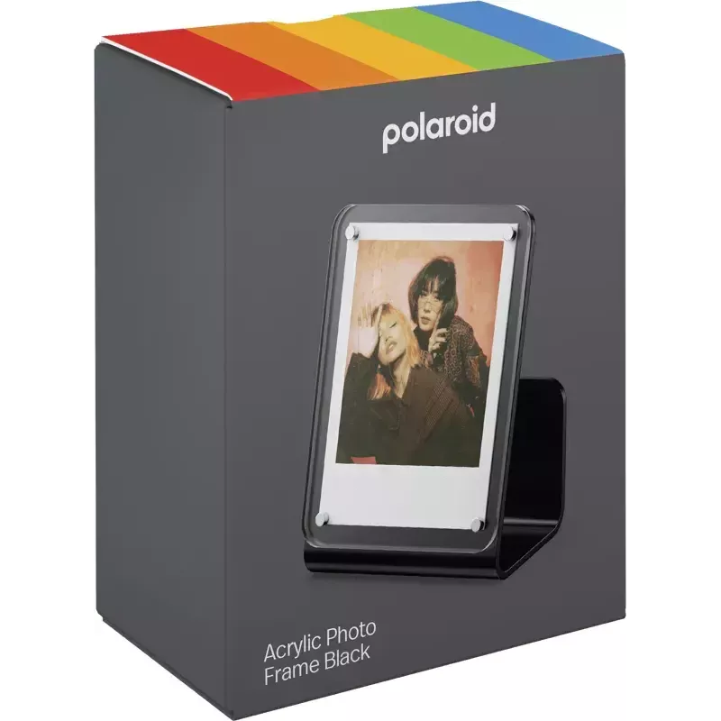 Moldura individual Polaroid 6366 preto acrílico suporte de mesa