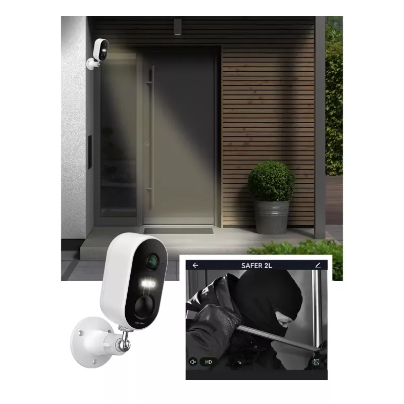 Câmara de vigilância IP Beafon Safer 2L Outdoor Wireless 3MP