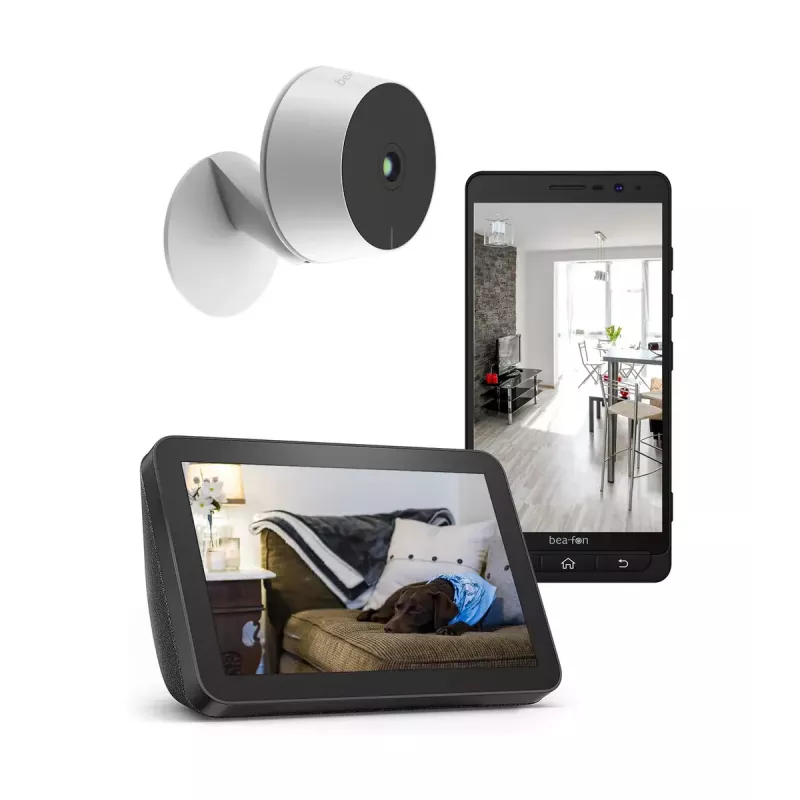 Câmara de segurança IP Beafon Mini 1M 2304 x 1296 píxeis interior com fios sem fios