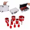 Conjunto de brocas Holzmann DTBKS6-68 — diamante soldado a vácuo, 6 peças