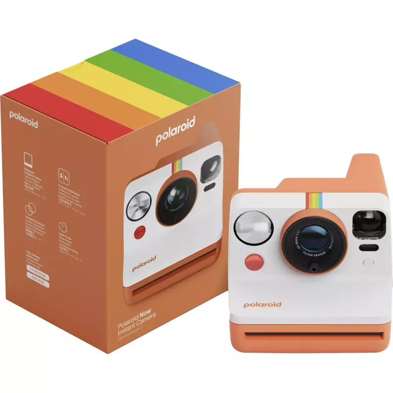 Câmara instantânea POLAROID Now Gen 3 Coral 9156 – câmara instantânea analógica, cor Coral