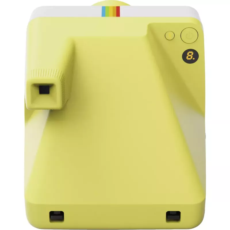 Câmara instantânea POLAROID Now Gen 3 amarela — modelo 9158, câmara instantânea analógica, flash integrado