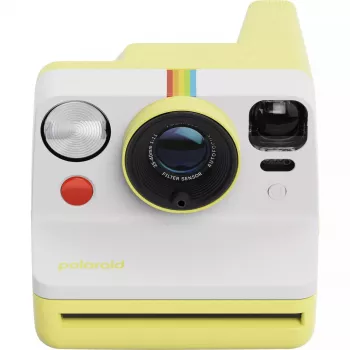 Câmara instantânea POLAROID Now Gen 3 amarela — modelo 9158, câmara instantânea analógica, flash integrado