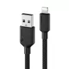 Cabo para telemóvel ALOGIC ELPA8P02-BK preto 2 m USB A Lightning