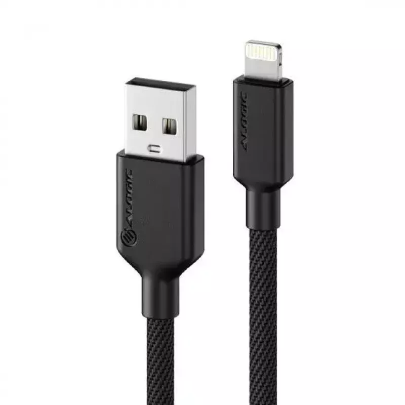 Cabo para telemóvel ALOGIC ELPA8P02-BK preto 2 m USB A Lightning