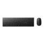 Conjunto de teclado e rato ALOGIC ASKBT3WC — tamanho completo RF Wireless + Bluetooth, preto
