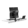 Suporte para monitor ALOGIC ED34VMSSGR com braço de grampo para ecrãs até 34 polegadas, ecrã duplo, capacidade de 12 kg, cinzento