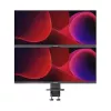 Suporte para monitor ALOGIC ED34VMSSGR com braço de grampo para ecrãs até 34 polegadas, ecrã duplo, capacidade de 12 kg, cinzento