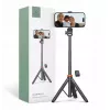 Tech-Protect L03S Pau de selfie tripé com telecomando Bluetooth, preto