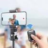 Tech-Protect L03S Pau de selfie tripé com telecomando Bluetooth, preto