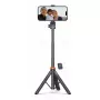 Tech-Protect L03S Pau de selfie tripé com telecomando Bluetooth, preto