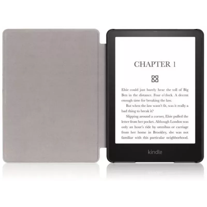 Capa de proteção Smart Case Tech-Protect para Kindle Paperwhite V 5 Signature Edition — preta