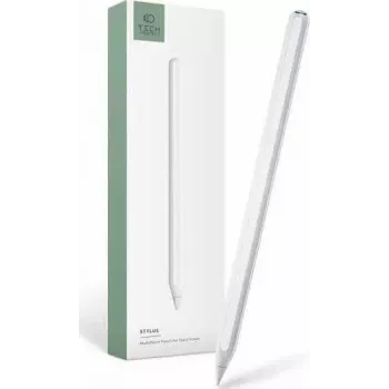 Caneta stylus Tech-Protect Digital Stylus Pen 2 para iPad — branca
