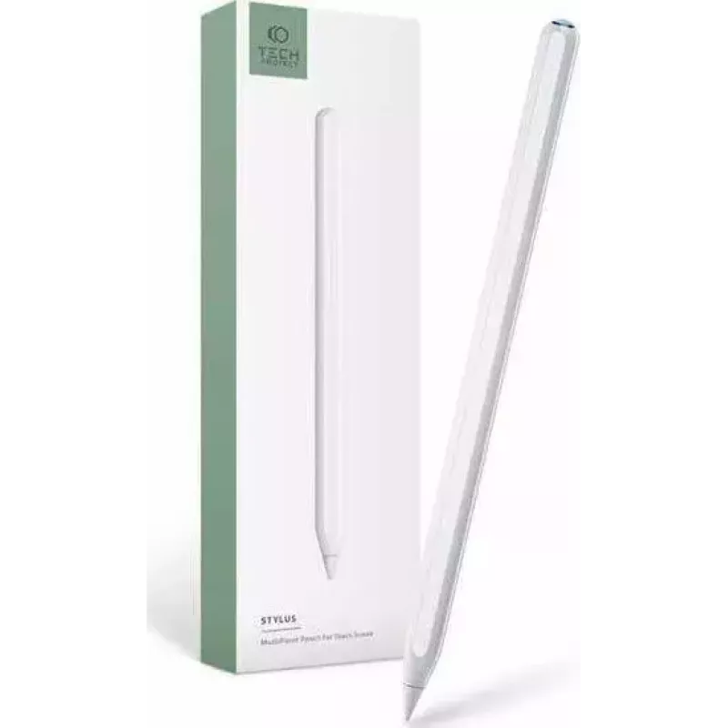 Caneta stylus Tech-Protect Digital Stylus Pen 2 para iPad — branca