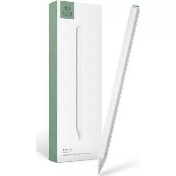 Caneta stylus Tech-Protect Digital Stylus Pen 2 para iPad — branca