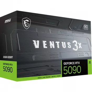 Placa gráfica MSI VENTUS GEFORCE RTX 5090 32G 3X OC NVIDIA 32 GB GDDR7