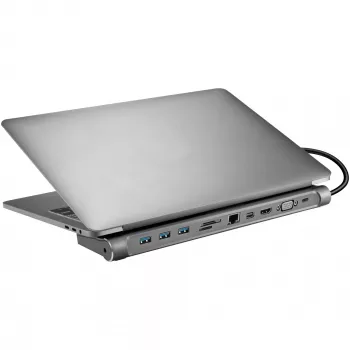 Docking station SANDBERG USB-C HDMI DP VGA SD USB USB-C