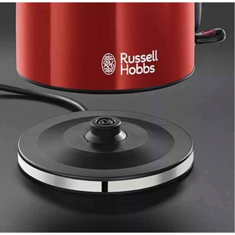 Chaleira Russell Hobbs 20412-70 1,7 L preto, vermelho, aço inoxidável