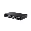 Switch de rede Tenda TEM2010X 2.5G Ethernet (100/1000/2500) de secretária preto
