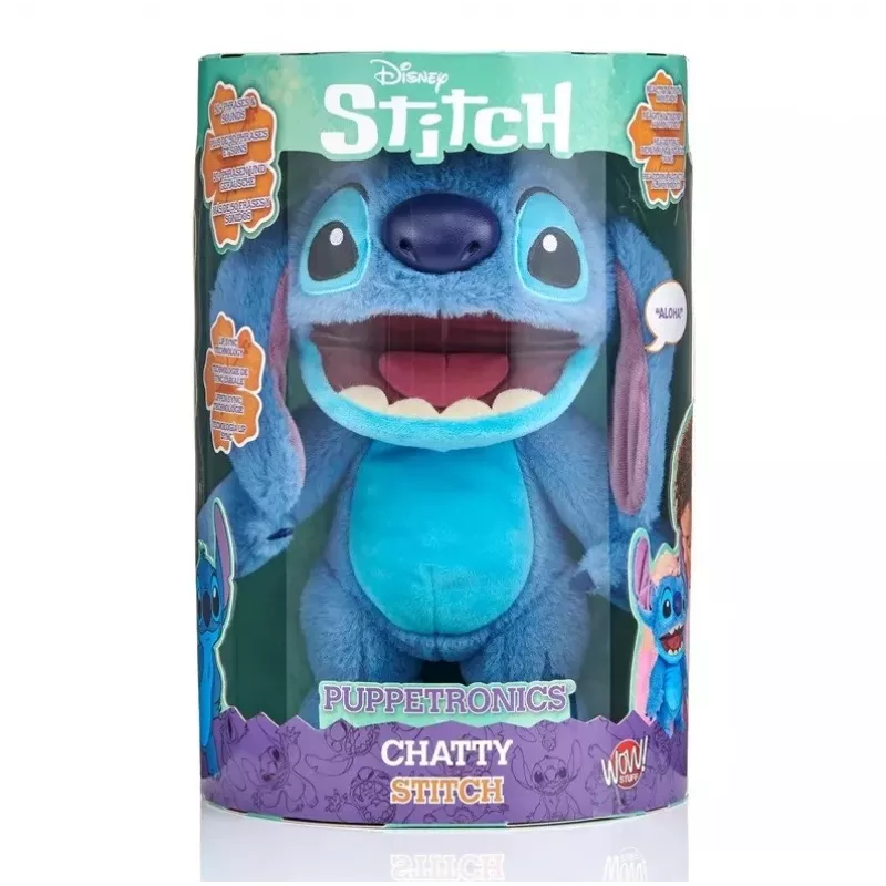 Mascote interativa Wow! Stuff Disney Real FX boneco Chatty Stitch (DIS-1025-01)