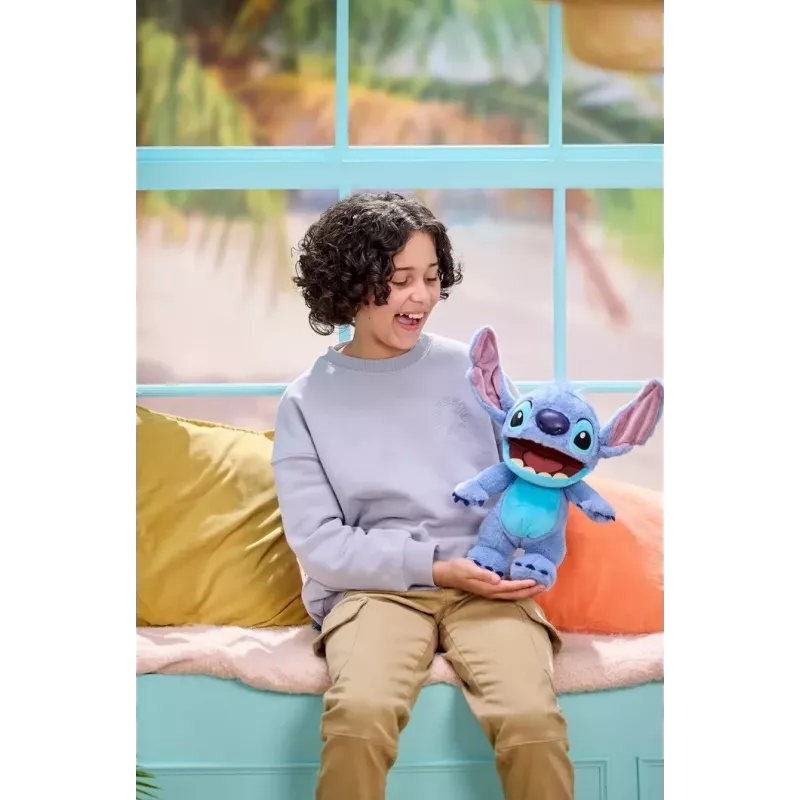 Mascote interativa Wow! Stuff Disney Real FX boneco Chatty Stitch (DIS-1025-01)
