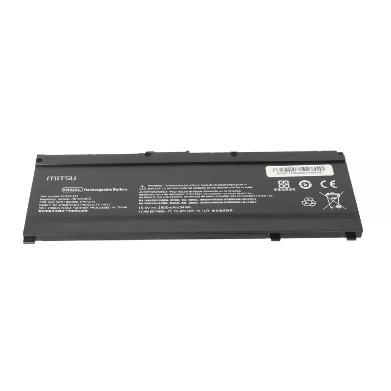 Mitsu para HP Omen 15-DC 3500mAh (54Wh) 15,4V