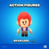 BRAWL STARS S1 Figuras de ação 11cm - COLT