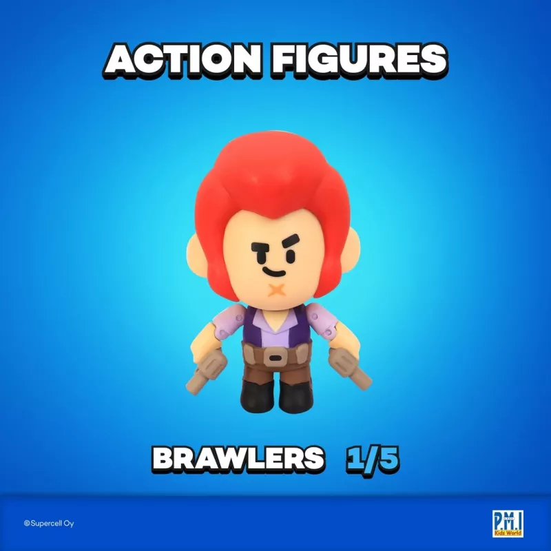BRAWL STARS S1 Figuras de ação 11cm - COLT