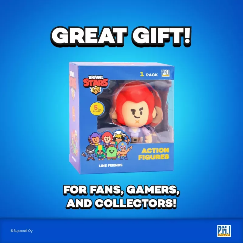 BRAWL STARS S1 Figuras de ação 11cm - COLT