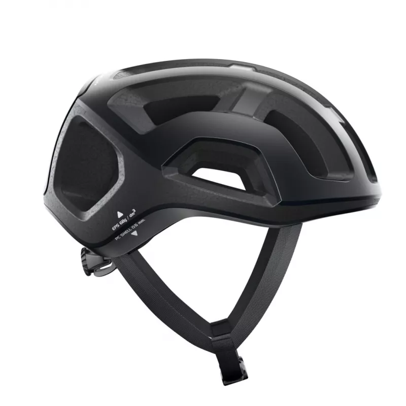 POC VENTRAL LITE Capacete de bicicleta ajustável, tamanho M 54-59 cm, preto