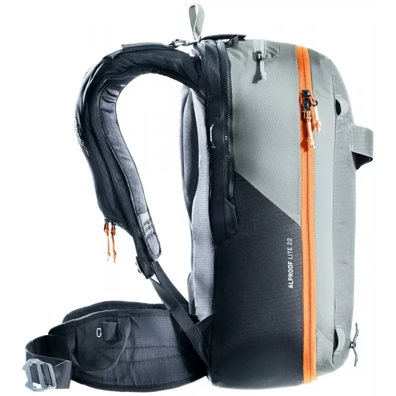 Mochila para avalanches Deuter Alproof Lite 22 estanho/preto