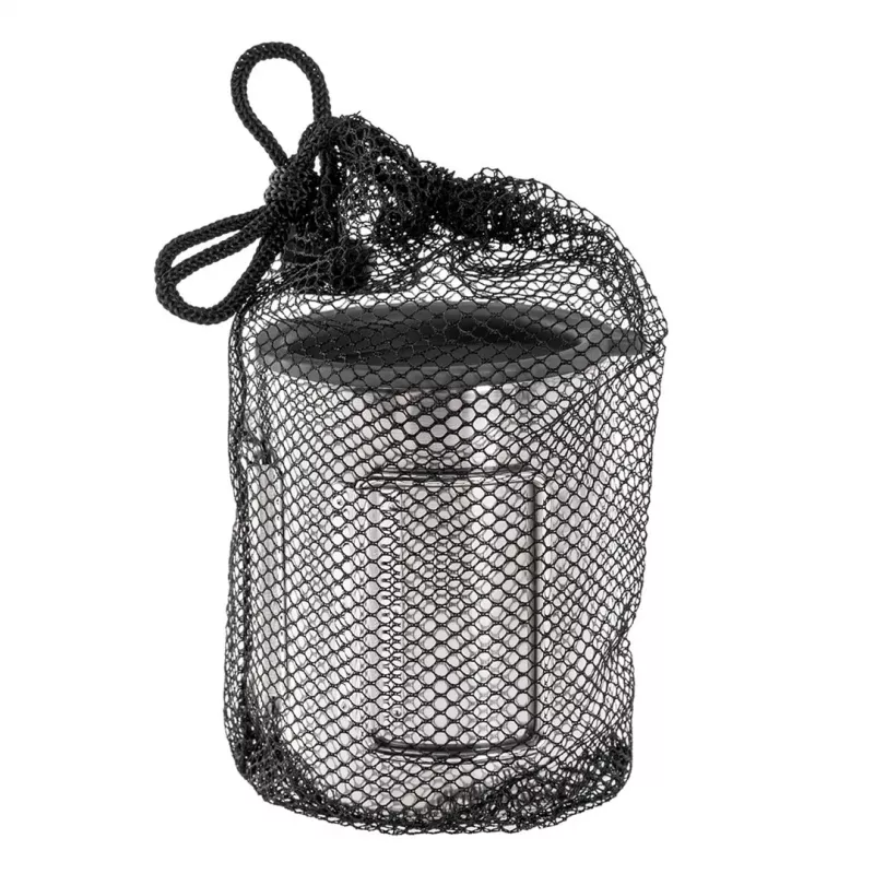 Caneca térmica Helikon com tampa 250 ml prateado, preto