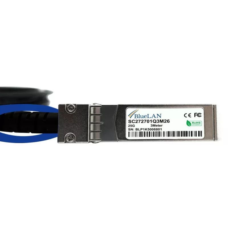 BlueOptics SFP-H25G-CU1M compatível BlueLAN DAC SFP28 SC272701Q1M30