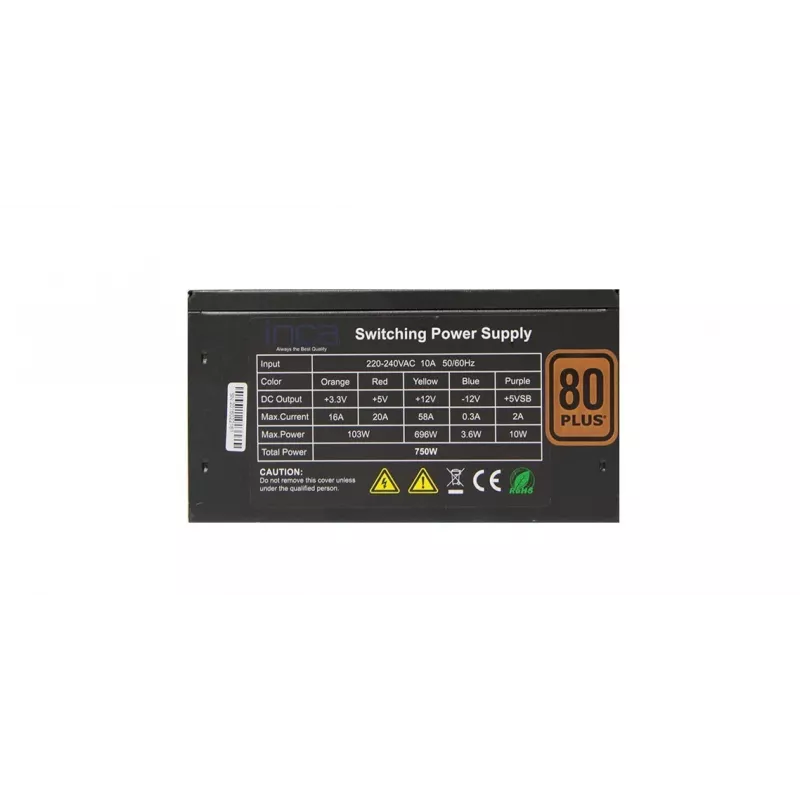 Cian Technology GmbH Cian INCA 80+ GOLD fonte de alimentação 80 PLUS 750 W