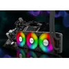 INCA ISS-03XN refrigeração líquida para CPU 3 ventoinhas PWM de 120 mm
