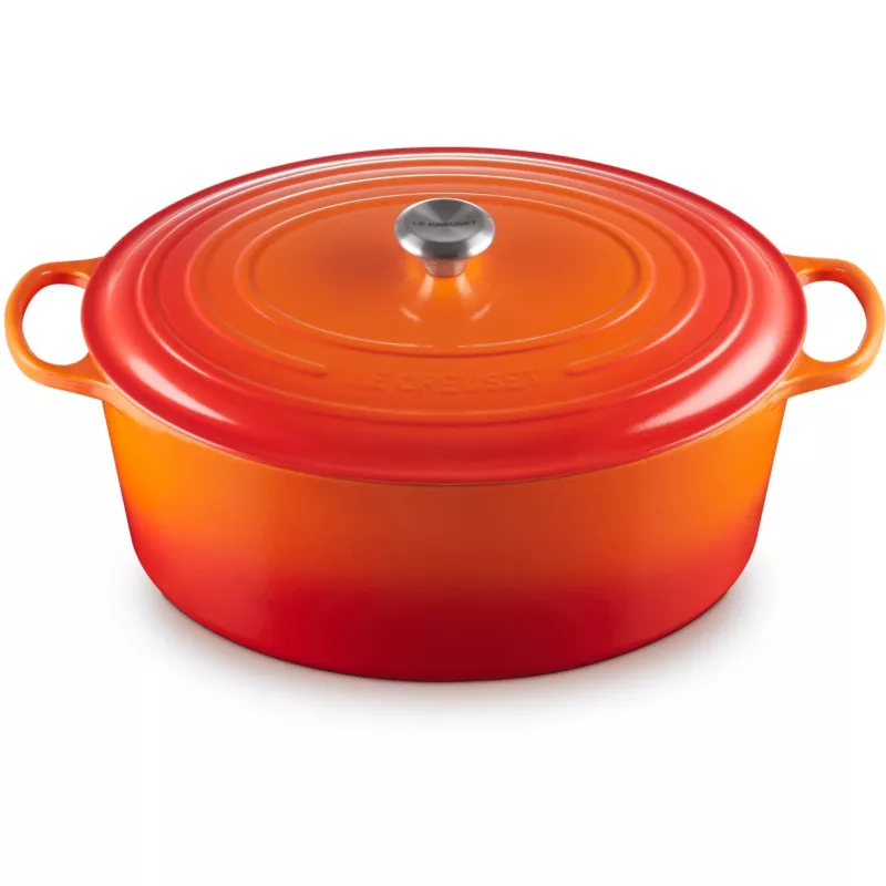 Le Creuset Signature assadeira oval 40cm vermelho para forno (21178400902430)